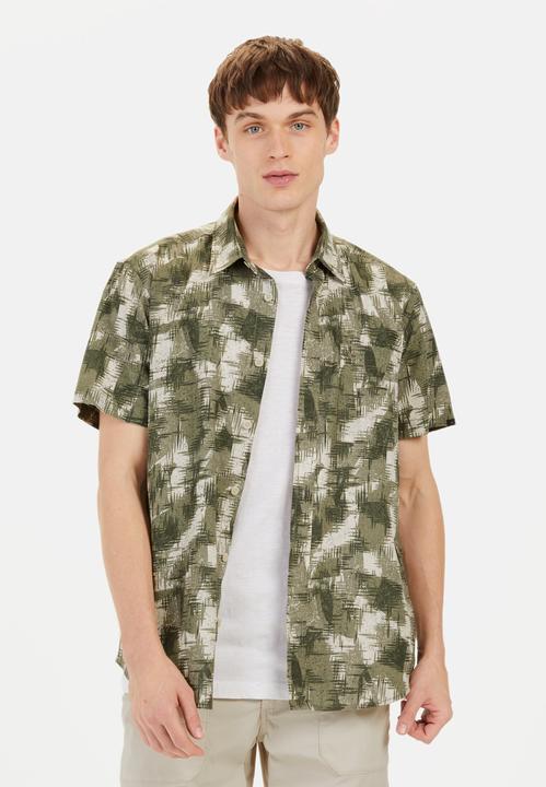 Produktbild Camel Active Kurzarmhemd mit Strukturmuster (3XL)