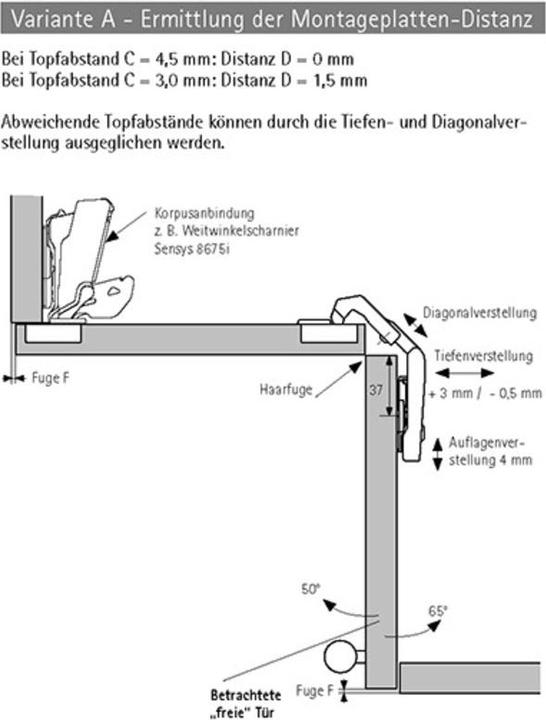 Immagine prodotto Hettich Cerniere per ante a libro Intermat 9930, battuta con sormonto