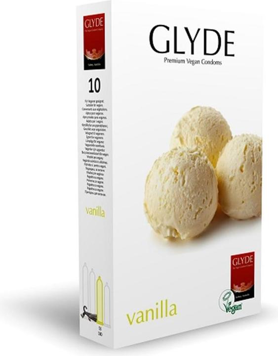 Productafbeelding Glyde VANILLA Premium Veganistisch Condoom (10 Pcs.)