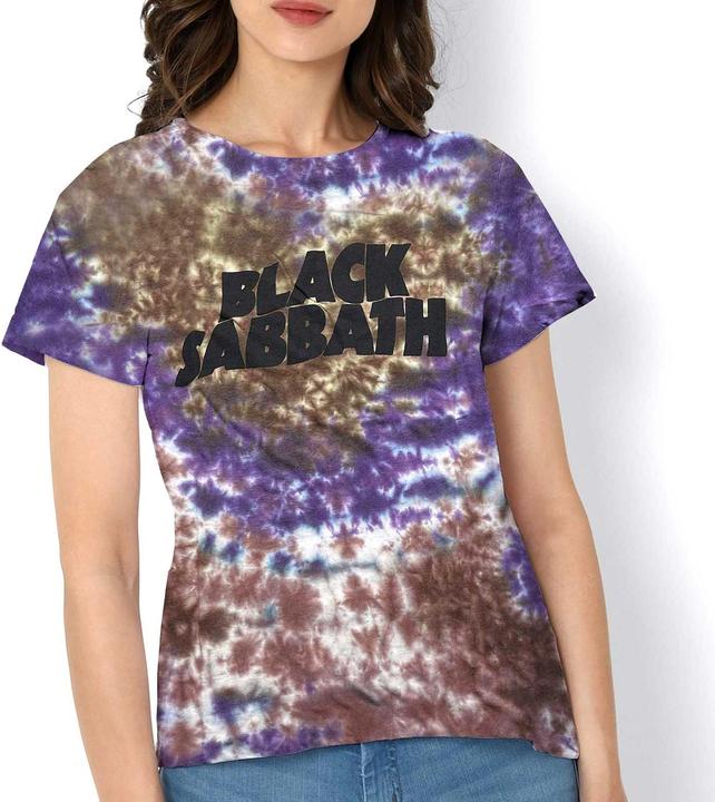 Black Sabbath Wavy Logo (Dip Dye Wash)