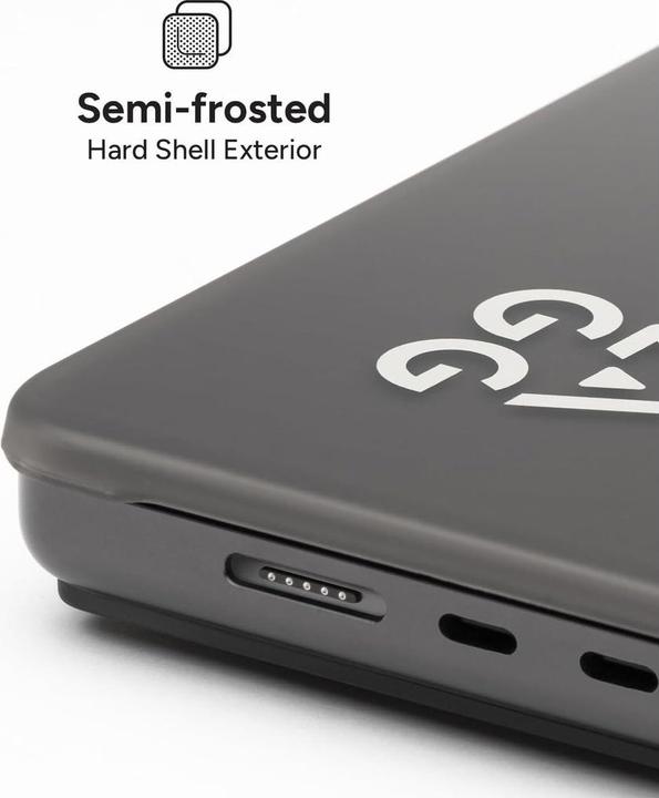 Produktbild Zagg Hard Case Apple Macbook Pro 13 M2/M1/2020 Frosted Black (13", Apple)