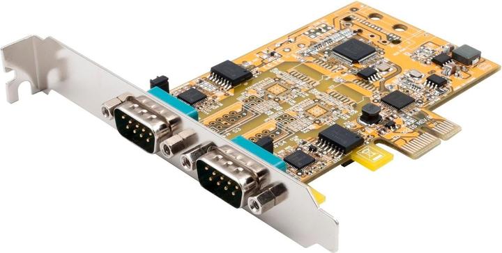 Exsys 2S Serial RS-232/422/485 PCIe Card Surge Protection & Optical Isolation (FTDI Chip Set)