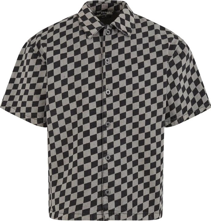 Produktbild Urban Classics Laser Check Printed Boxy Shirt - 166805 (3XL)