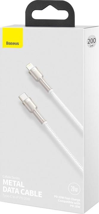 Actual product image Baseus USB C – Lightning (2 m, USB 2.0, 20 W)