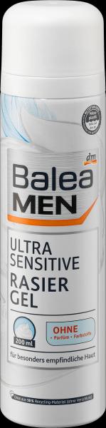 dm Balea MEN Rasiergel Ultra Sensitive
