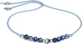 Agato Cord bracelet with lapis lazuli beads HE23N3S-BL