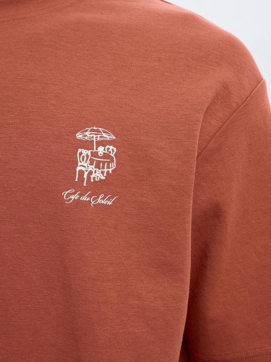 Actual product image Selected Homme Loose Fit Print T-Shirt (XL)
