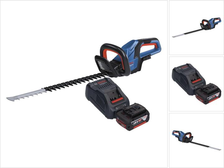Productafbeelding Bosch Professional Bosch GHE 18V-60 Professionele accu heggenschaar 18 V 60 cm borstelloos + 1x oplaadbare accu 5.0 Ah (Draadloze heggenschaar)
