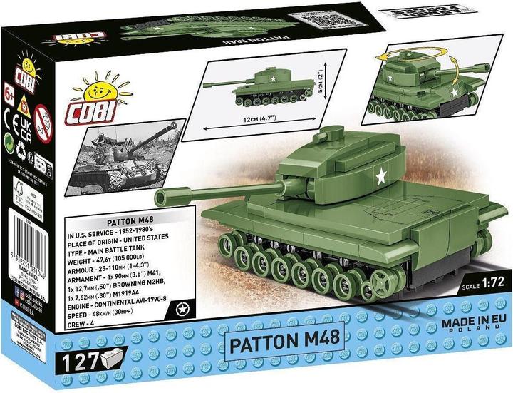Immagine prodotto Cobi 127 PEZZI FORZE ARMATE /3104/ PATTON M48