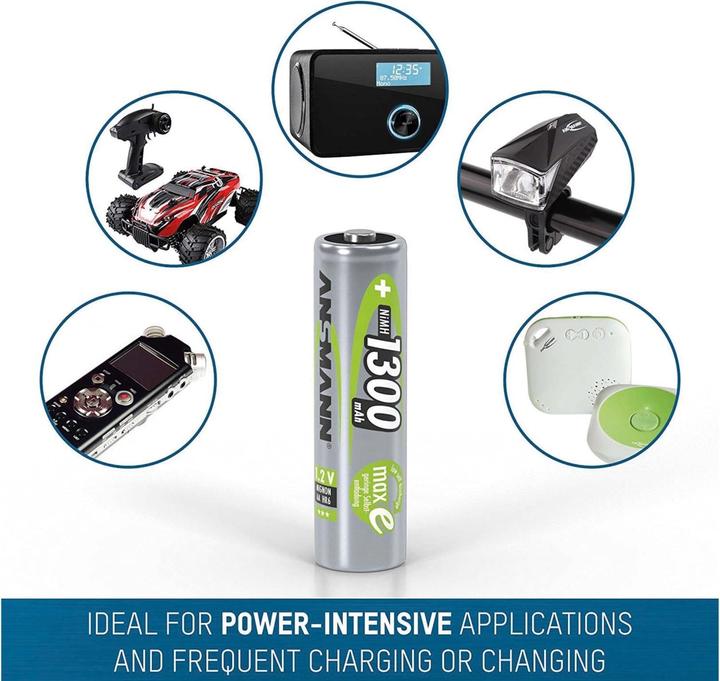 Produktbild Ansmann maxE (4 Stk., AA, 1300 mAh)