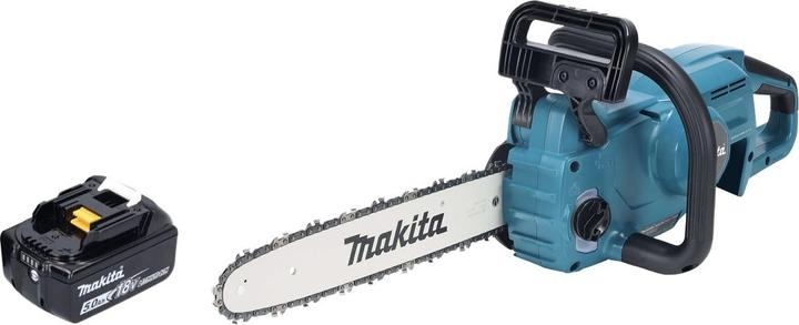 Produktbild Makita DUC 357 TX2 Akku Kettensäge 18 V 35 cm 7,7 m/s Brushless + 1x Akku 5,0 Ah - ohne Ladegerät
