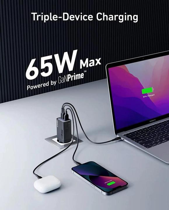 Actual product image Anker 735 GaN III Prime (65 W)