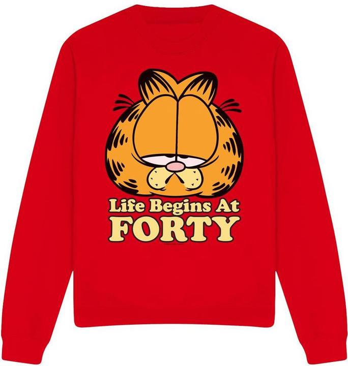 Garfield Life Begins At Forty Sweatshirt