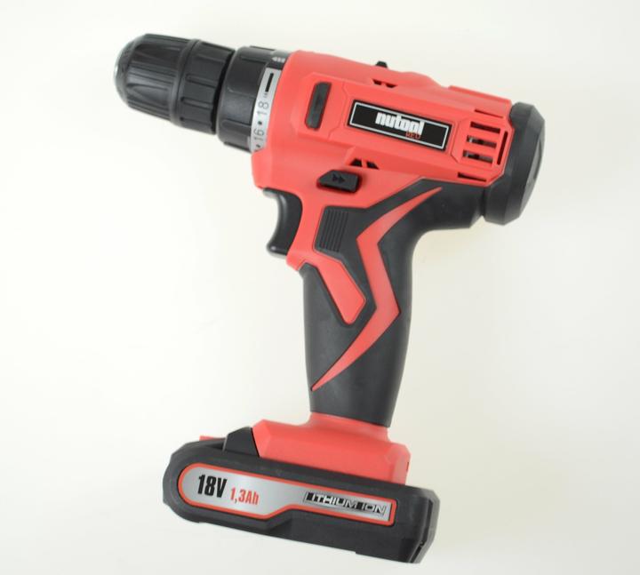 Actual product image Nutool BATTERY Screwdriver 18V LI-ION 2x1.3Ah (Rechargeable battery operated)