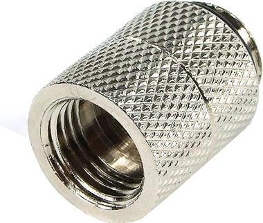 Actual product image Phobya Extension G1/4 to G1/4 rotatable silver nickel-plated