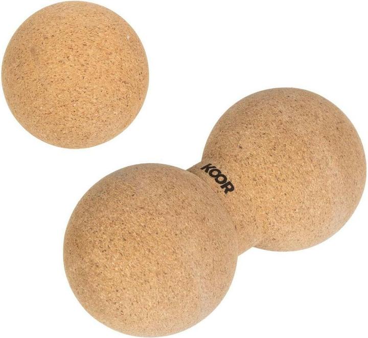 Actual product image Koor Fascia training single and double ball, cork