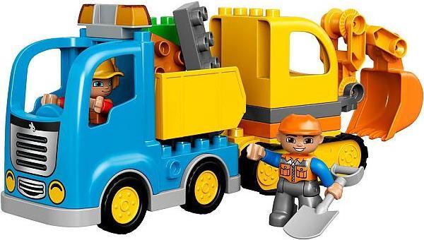Actual product image LEGO excavator truck (10812)