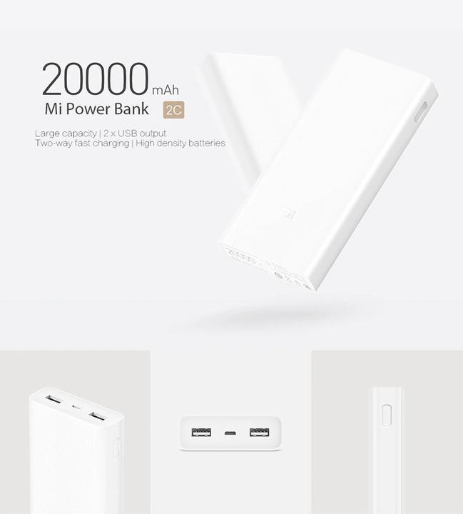 Produktbild Xiaomi Mi Power Bank 2 (20000 mAh, 74 Wh)