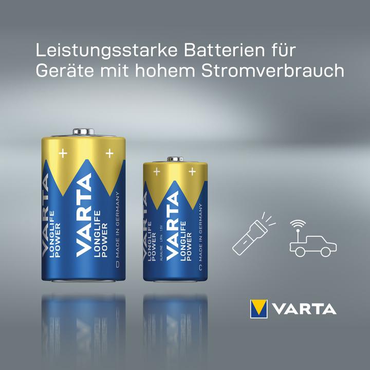 Image du produit Varta une puissance durable (2 pcs, C, 7800 mAh)