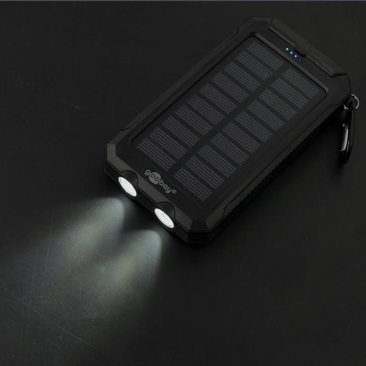 Produktbild Goobay Solar Outdoor (8000 mAh, 10 W, 10 Wh)