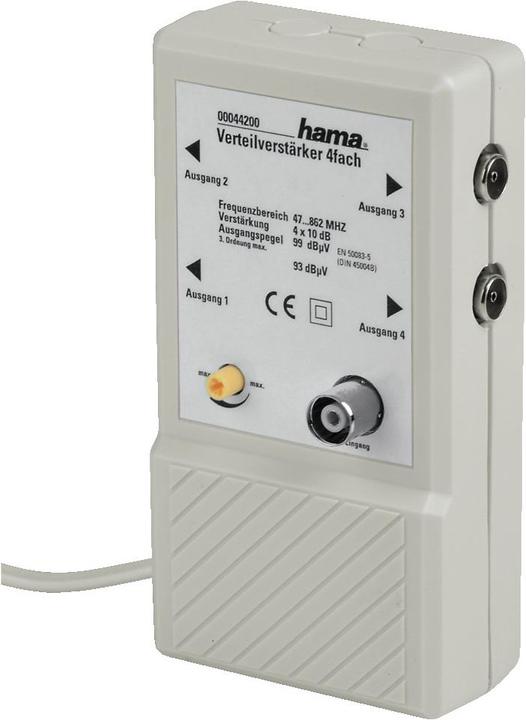 Immagine prodotto Hama Amplificatore di distribuzione 4-fold (Amplificatore)