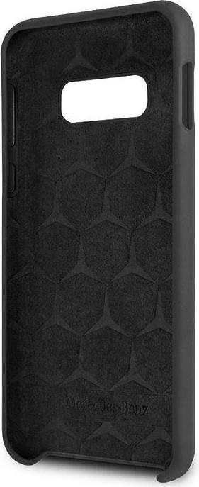 Produktbild Mercedes-Benz Backcover Schutzhülle Samsung Galaxy S10 - Schwarz mit Mercedes-Metall-Logo (Samsung Galaxy S10)