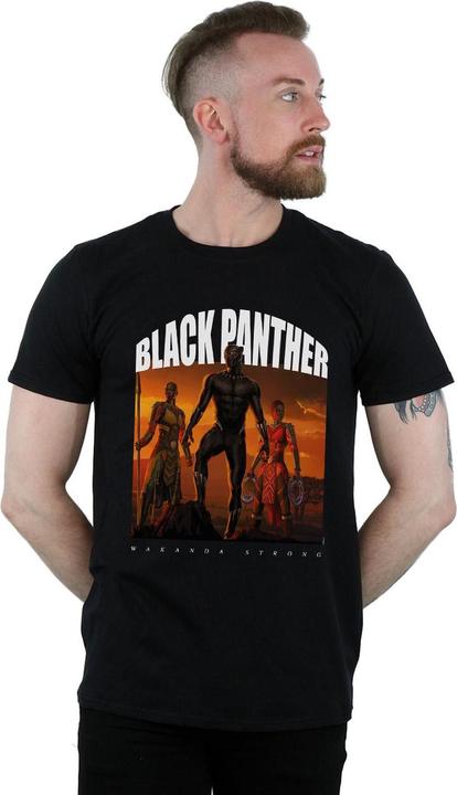 Image du produit Mens Black Panther Wakanda Strong T-Shirt (XXL)