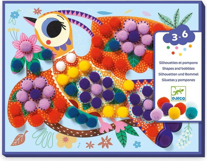 Actual product image Djeco Silhouettes Pompons