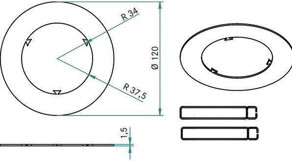 Produktbild Brumberg Reduzierring