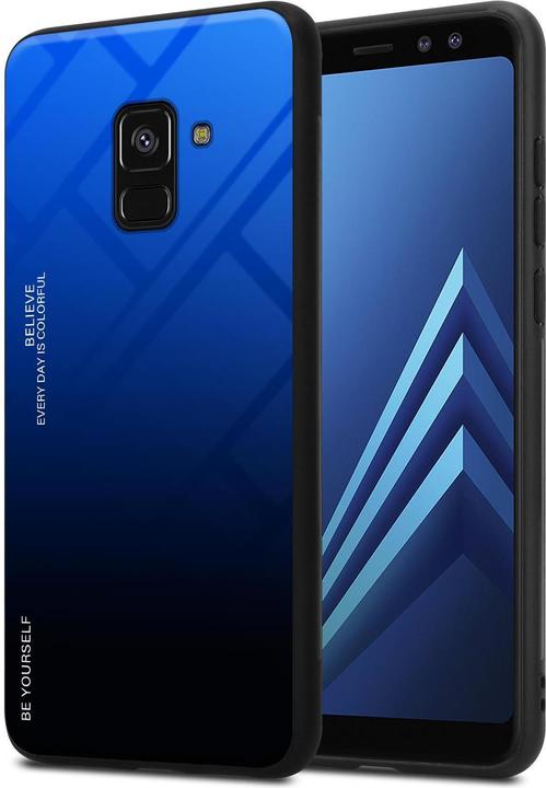 Produktbild Cadorabo TPU 2 Farben Glas Cover (Samsung Galaxy A8 (2018))