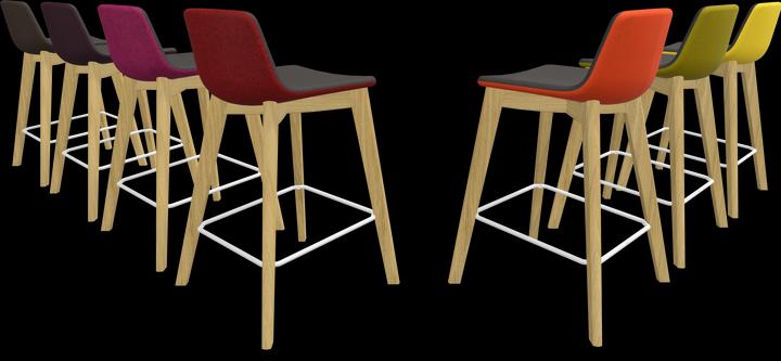 Actual product image Narbutas Twist & Sit Bar Stool