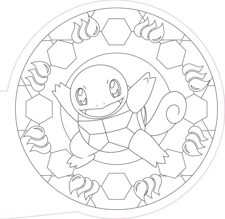 Image du produit Livre d'activités Pokémon : MANDALA Amusant à colorier