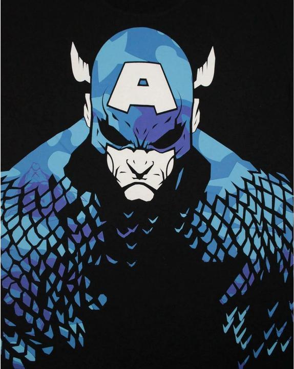 Immagine prodotto Addict Soldier Maglietta Capitano America Camo Uomo (S)