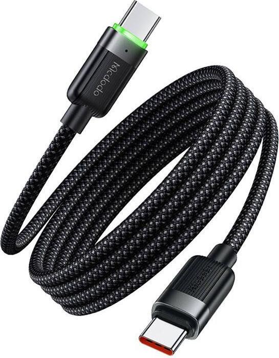 Actual product image Mcdodo CCA-2000 USB-C to USB-C cable, 60W, self-winding, 1.2m (1.20 m, USB 3.2 Gen 1)