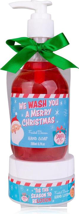 Accentra Handpflegeset SANTA & CO in Geschenkverpackung, inkl. 210ml Handseife, 100ml Handlotion, Duft: Frost (Manicure set)
