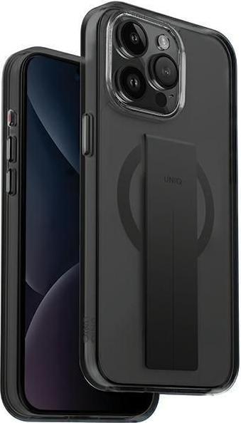 Productafbeelding Uniq etui Heldro Mag iPhone 15 Pro Max 6,7" Magclick Opladen czarny/damp rook (Apple iPhone 15 Pro Max)