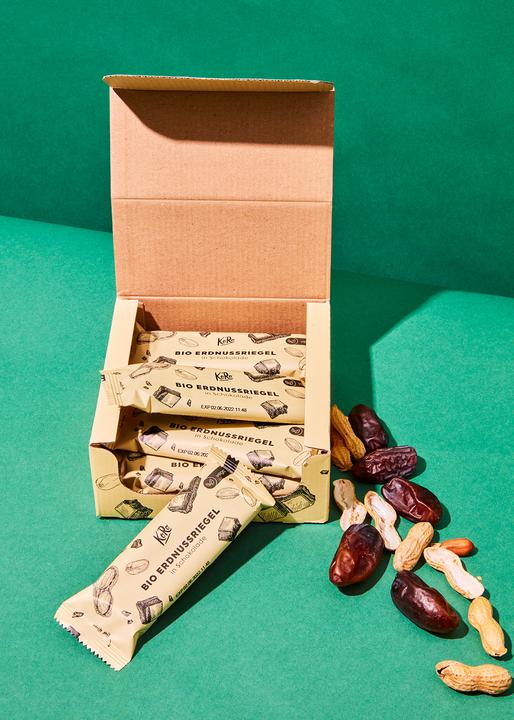 Image du produit KoRo Barre de cacahuètes bio enrobée de chocolat (1 pcs, 600 g)
