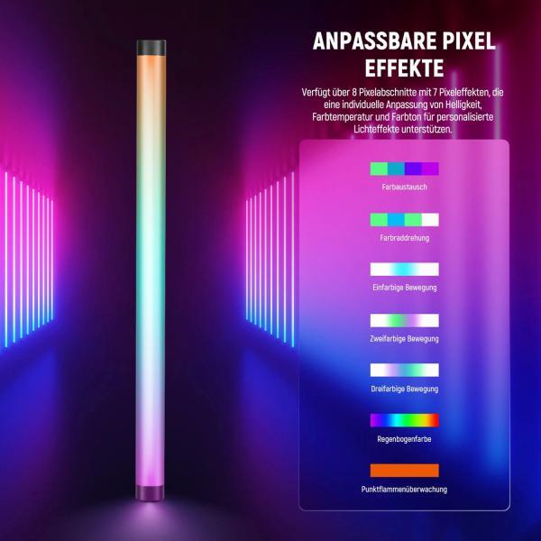Produktbild Neewer Stablicht TL60RGB LED Foto-Videolicht RGB 20 Watt (Stableuchte)