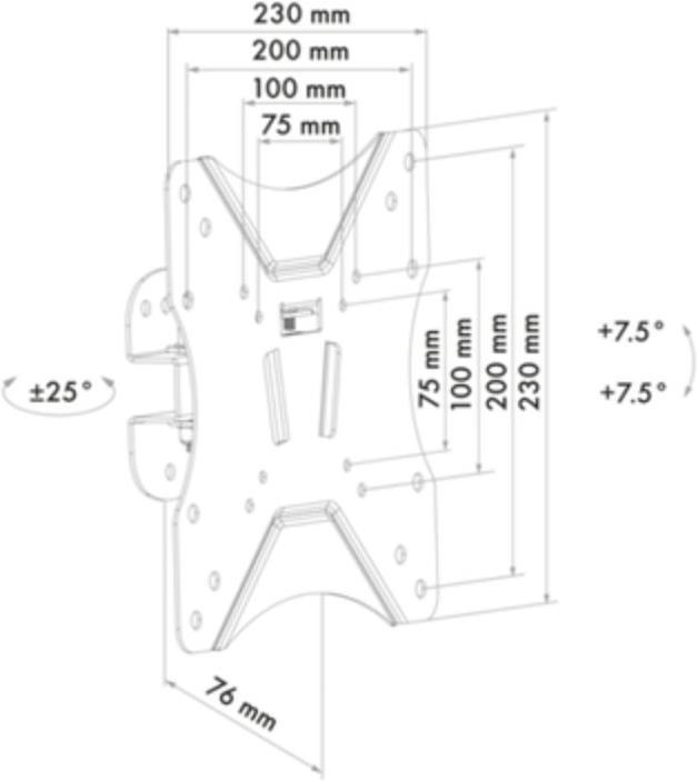 Produktbild Schwaiger LWH14225513 (Wand, 46", 25 kg)