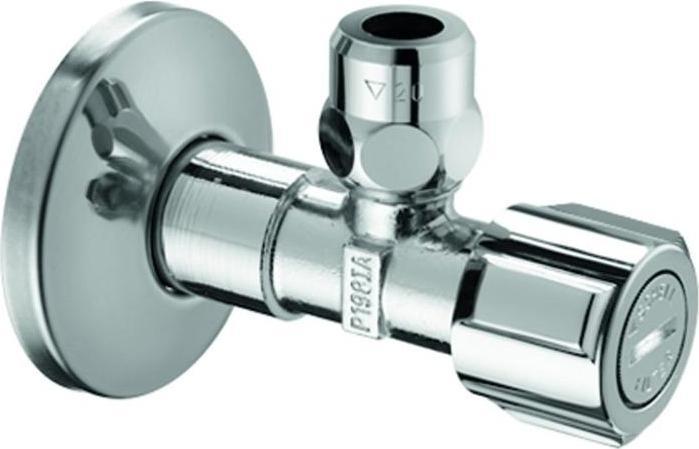 Schell Vanne de régulation d'équerre COMFORT Filtre chrome 1/2 poucex3/8 pouce, avec ASAG
