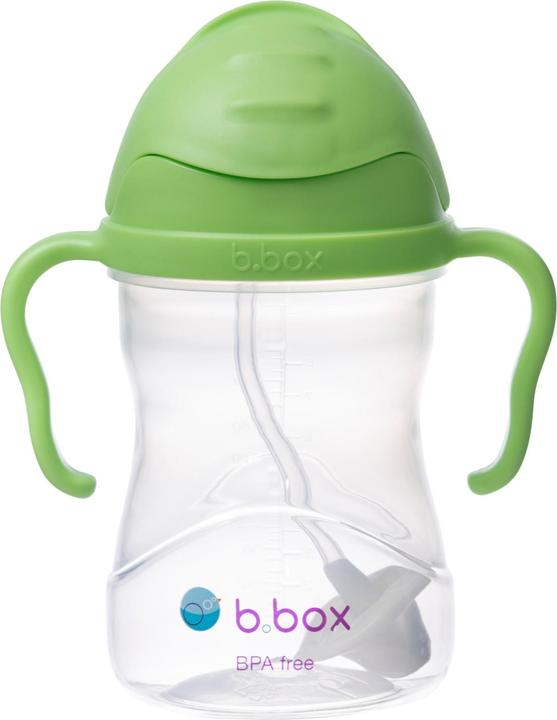 Produktbild B.Box Innovative Wasserflasche mit Strohhalm Apfel Neu 240 ml 6 Monate+ (240 ml)