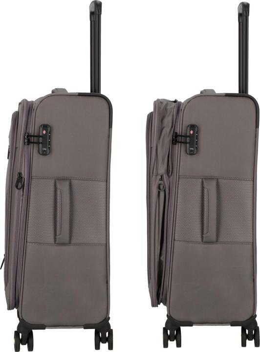 Produktbild D&N Travel Line 9704 4 Rollen Kofferset 3-teilig mit Dehnfalte (220 l, XL (ab 115l))