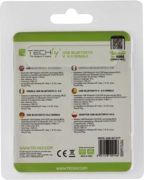 Produktbild Techly USB Bluetooth 4.0 Dongle Klasse 1 + EDR-Adapter (Empfänger)