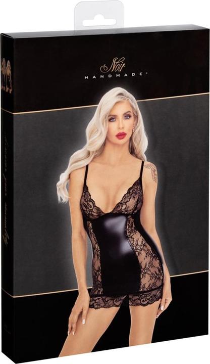 Produktbild Noir Handmade Kurzes Powerwetlook Kleid (M)