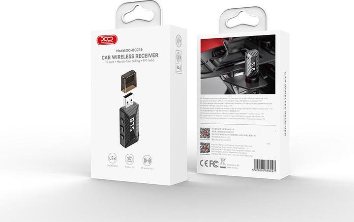 Immagine prodotto xO trasmettitore FM BCC16 Bluetooth MP3 nero