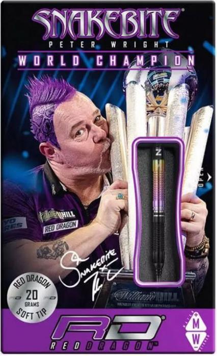 Image du produit Red Dragon Peter Wright Snakebite Champion du monde 2020 Edition (20 g)