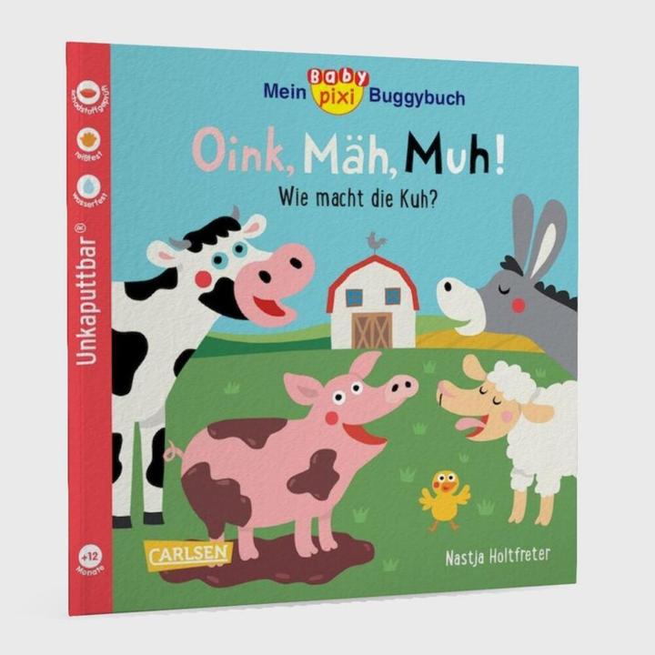 Image du produit Baby Pixi Mein Baby-Pixi-Buggybuch: Oink, Mäh, Muh! (Allemand)