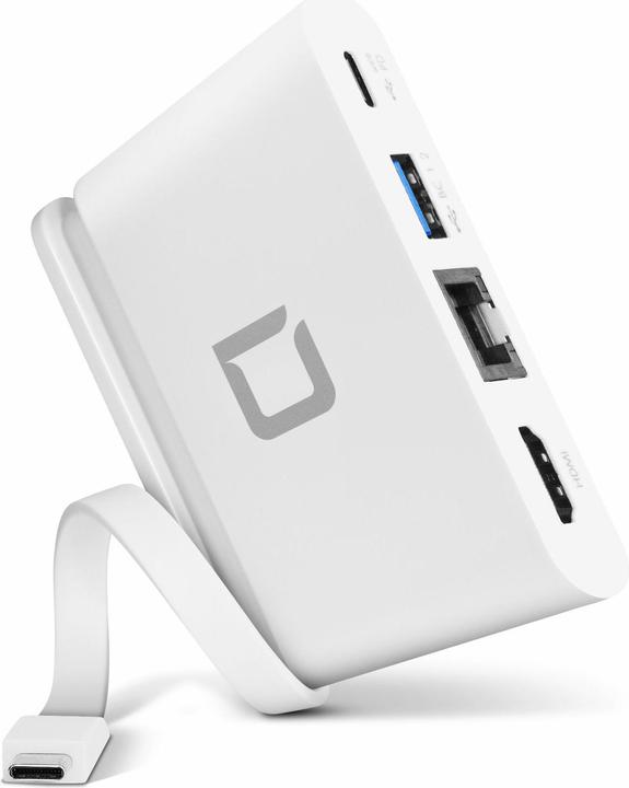 Produktbild Dicota Portable 4-in-1 (USB-C, 4 Ports)