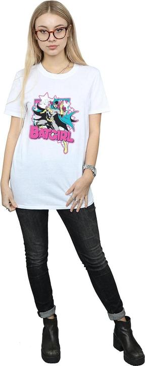 Actual product image Batman Womens/Ladies Leap Batgirl Cotton Boyfriend T-Shirt (XL)