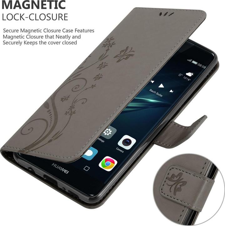 Image du produit Cadorabo Couverture du livre de fleurs (Huawei P9)